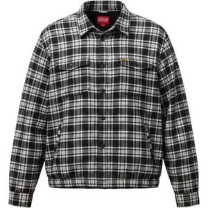 Coleman Men's Medium Black White‎ Plaid Thermal Lined Flannel Jacket Shacket